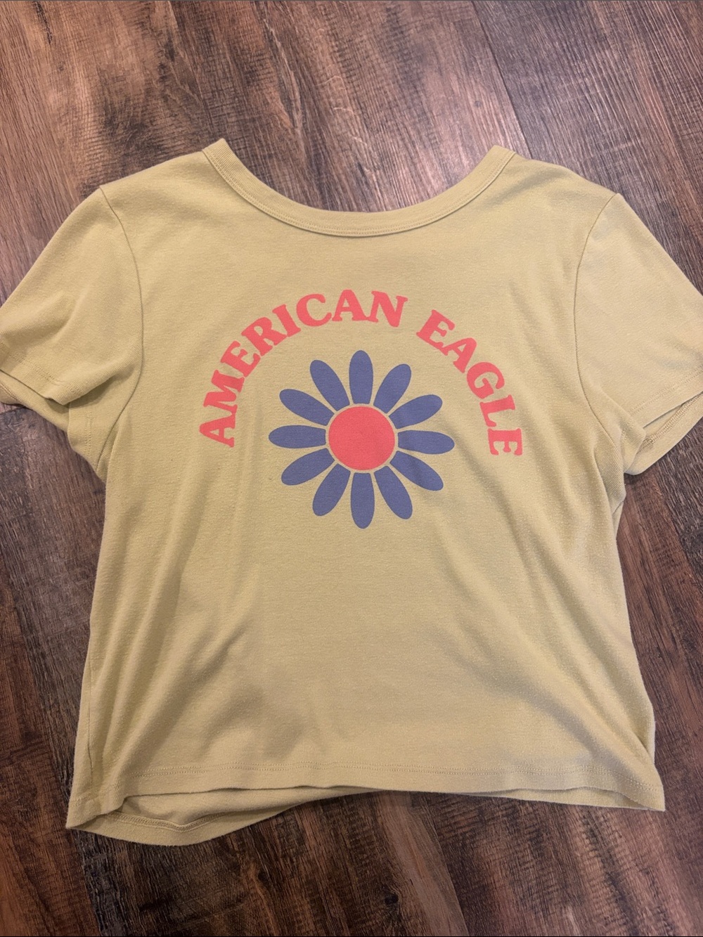 American Eagle Olive Green Short Sleeve Tee